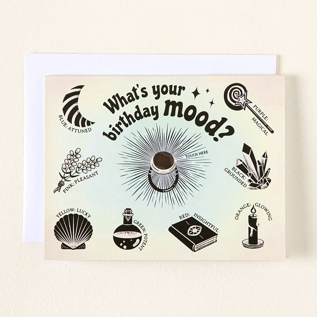 Color Changing Mood Ring Birthday Card