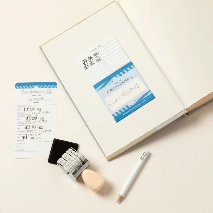 Personal Book Lending Library Kit
