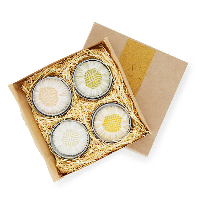 Handmade Solid Lotion Bars- Gift Set of 4
