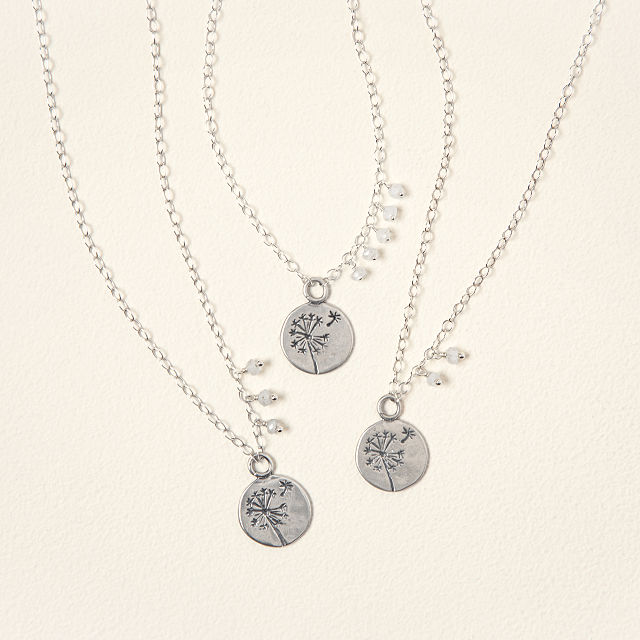 Mother's Wish Dandelion Necklace