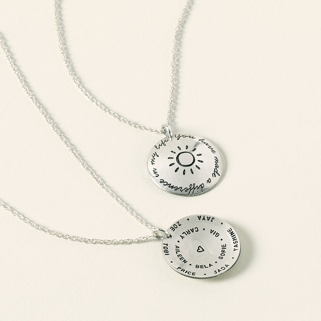 You Have Made a Difference Personalized Necklace