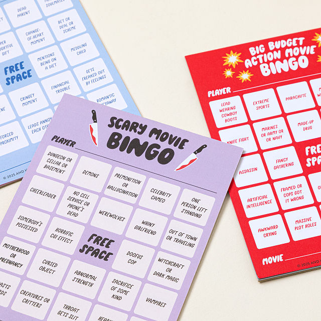 Movie Night Bingo Set