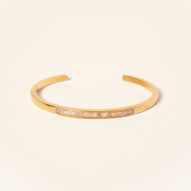 Sliced Raw Diamond Bracelet