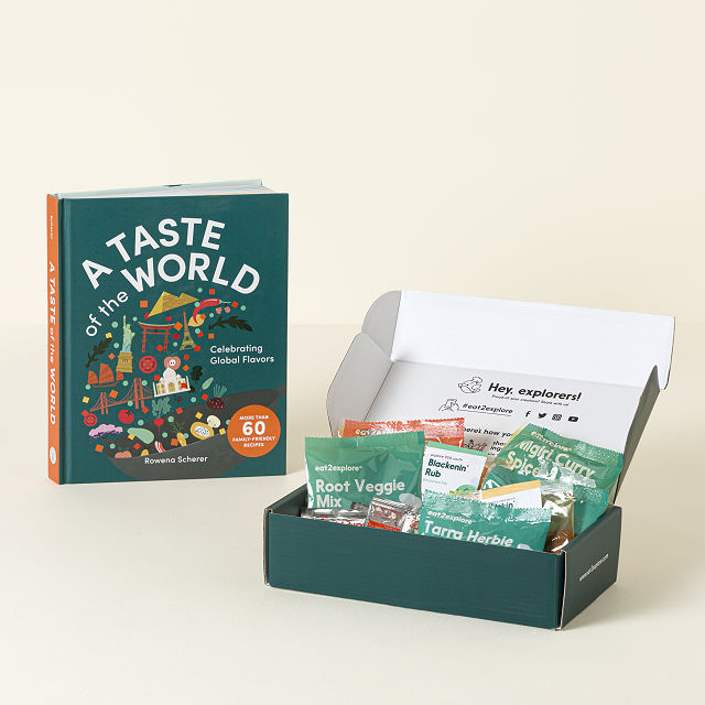 A Taste of the World Cookbook and Spice Sampler
