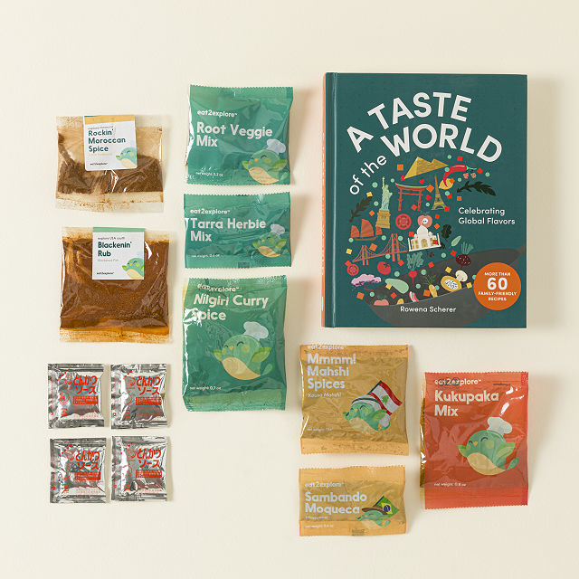 A Taste of the World Cookbook and Spice Sampler