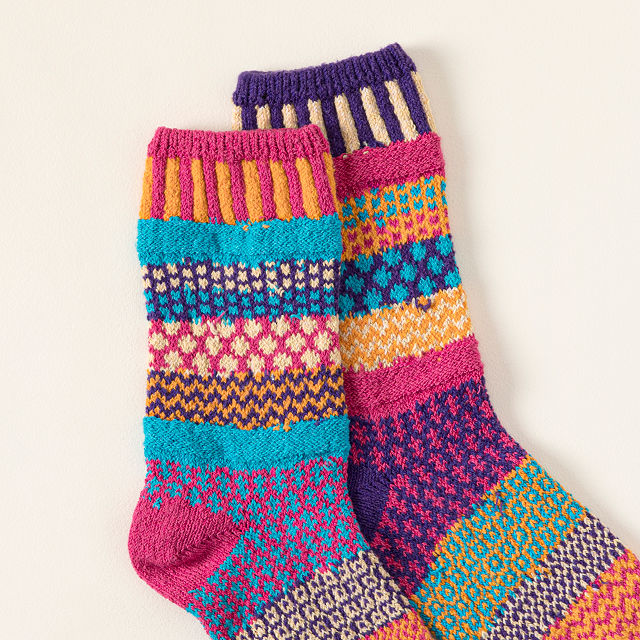 Mismatched Crew Socks