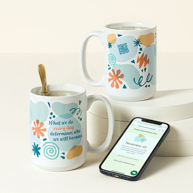 Inspiration Every Day Interactive QR Mug