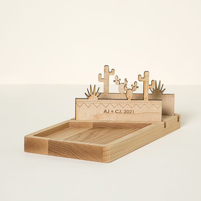 Personalized Landscape Napkin Caddy