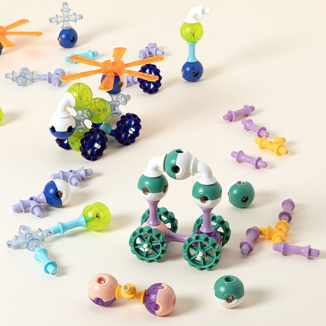 Orbs & Wheels Magnetic Building Set