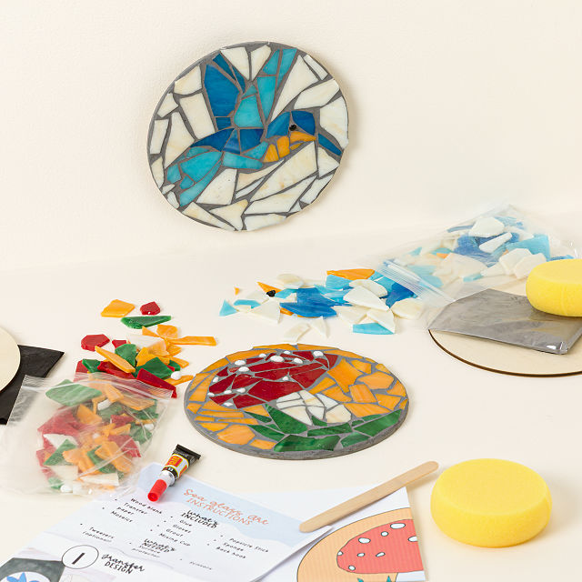 DIY Stained Glass Mosaic Kit