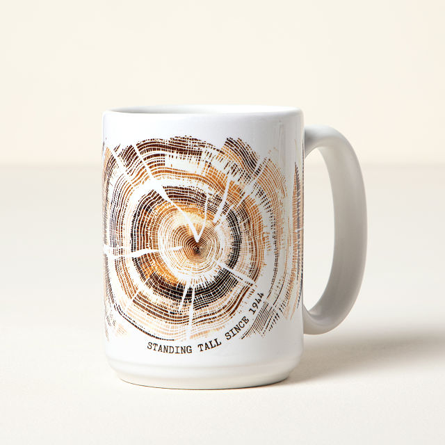 Custom Tree Ring Birthday Mug