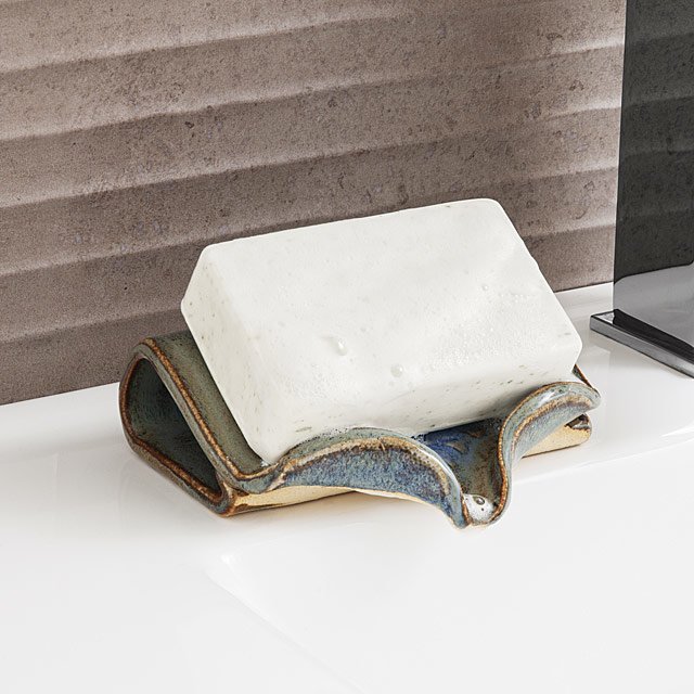 Ceramic Self-Draining Soap Dish