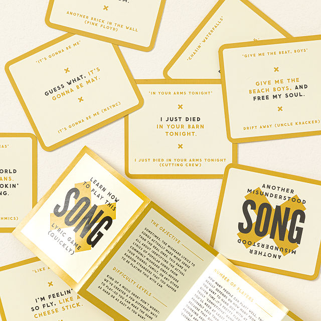 Misunderstood Songs Game