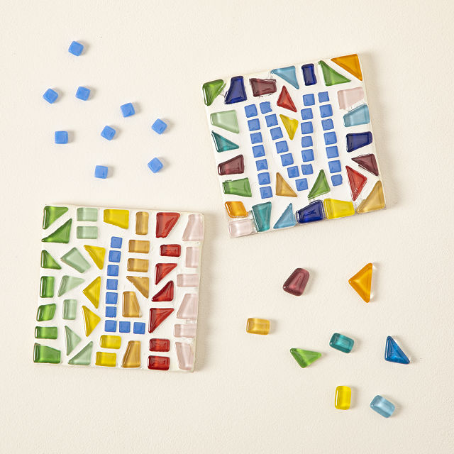 Mosaic Initial Coasters DIY Kit