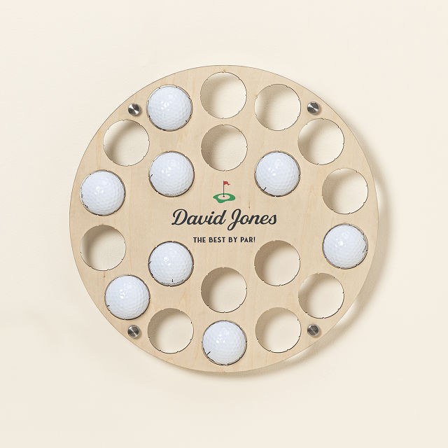 Golf Ball Display Wall Art
