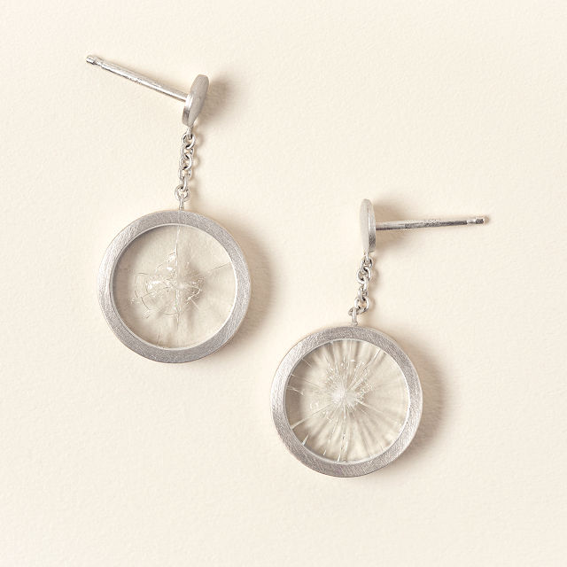 Shattered Glass Ceiling Earrings