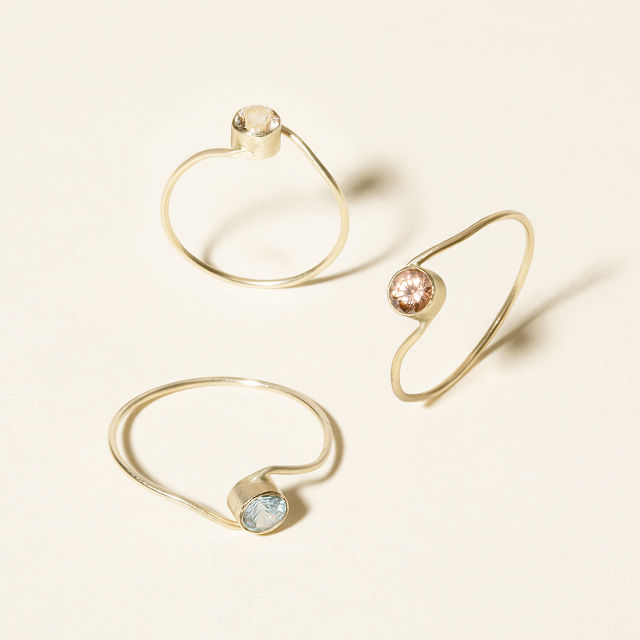 14k Gold Twist Ring
