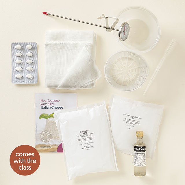Italian Ricotta Cheesemaking Class