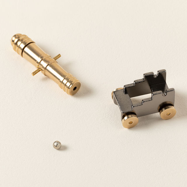 Brass Cannon Sequential Puzzle