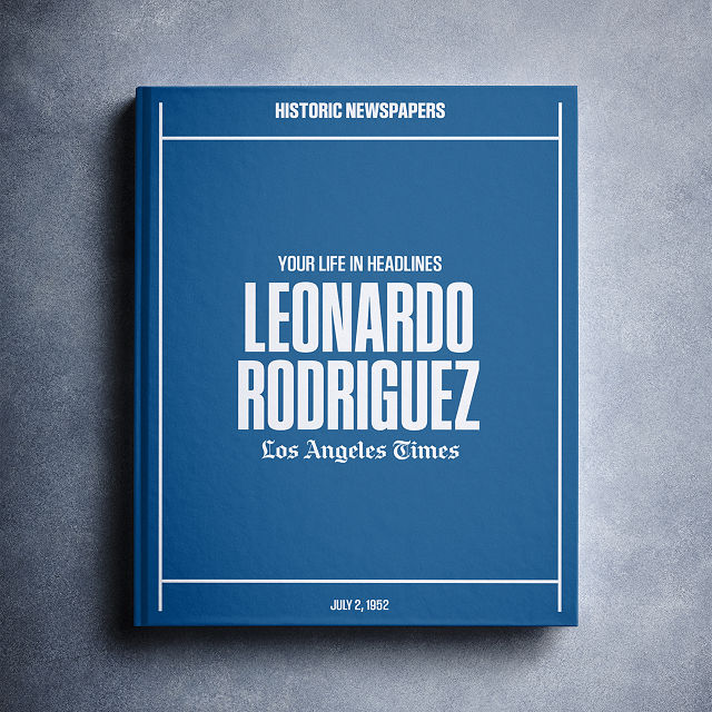 LA Times Custom Birthday Books