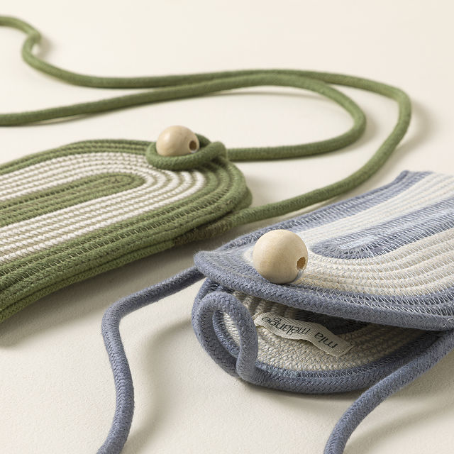 Crossbody Woven Phone Pouch