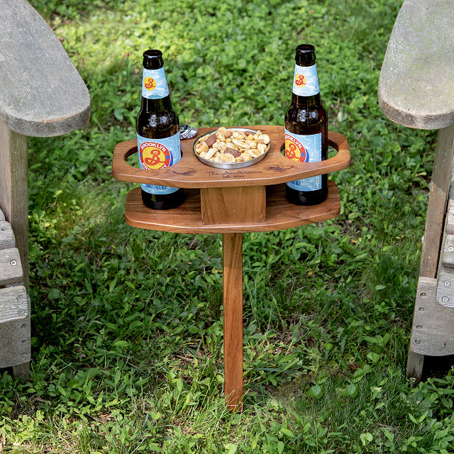 Portable Beer & Snack Table