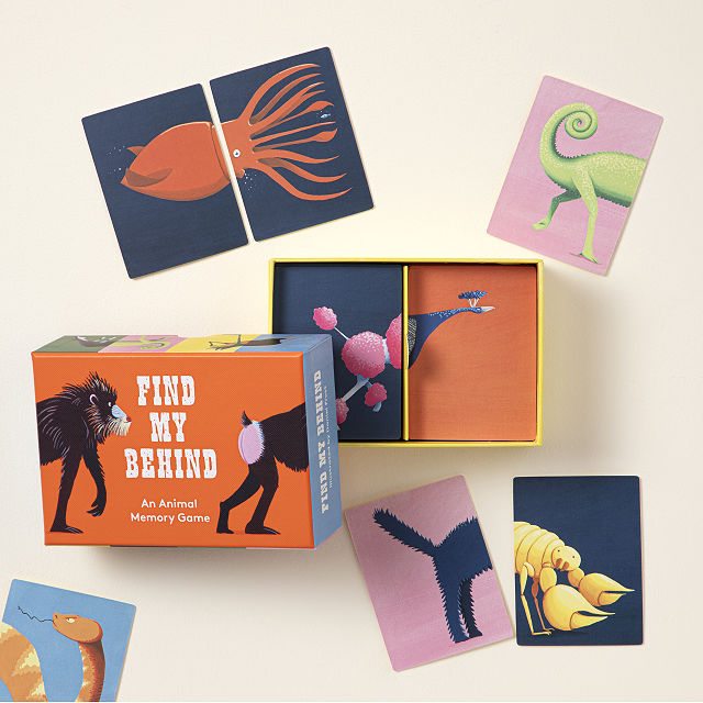 Find My Behind Memory or Mix & Match Game