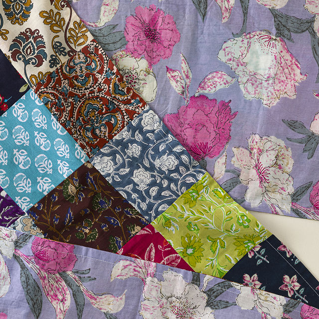 Repurposed Sari Table Runner