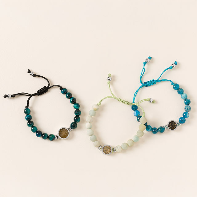 Custom Sand Gemstone Bracelet