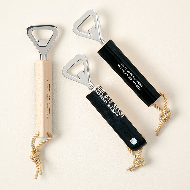MLB Game Used Baseball Bat Bottle Openers