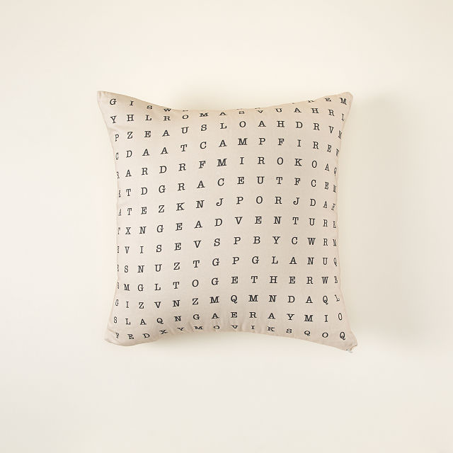 Personalized Word Search Pillow