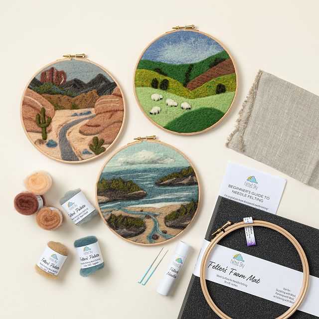 Wanderlust Paint With Wool Kits
