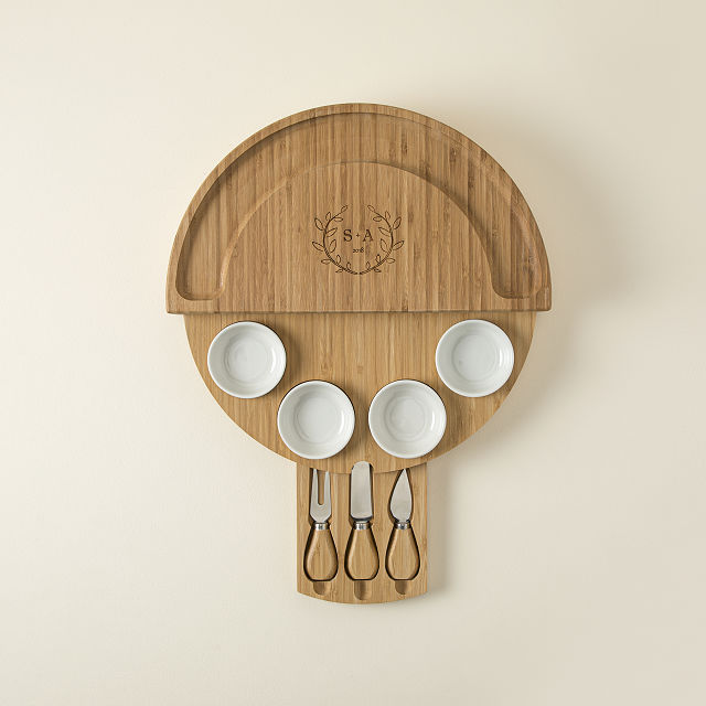Compact Swivel Cheese & Tapas Board