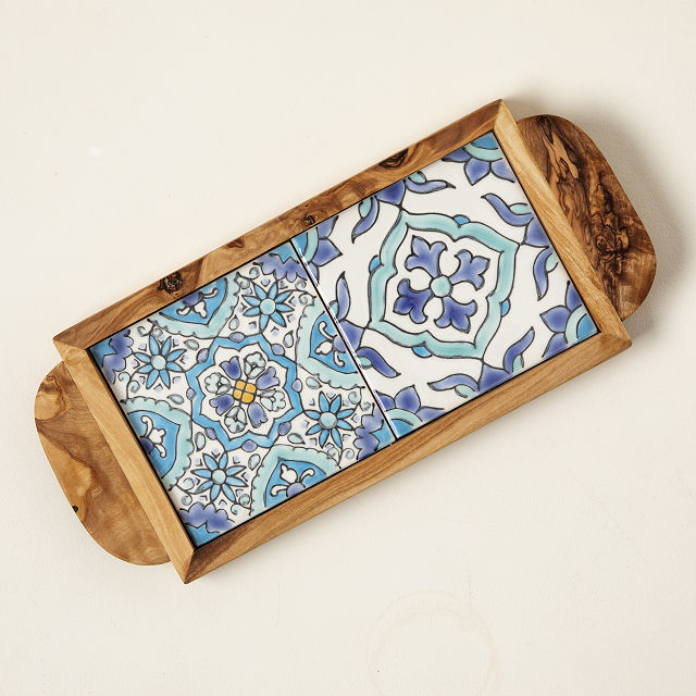 Tunisian Tiled Snack Tray