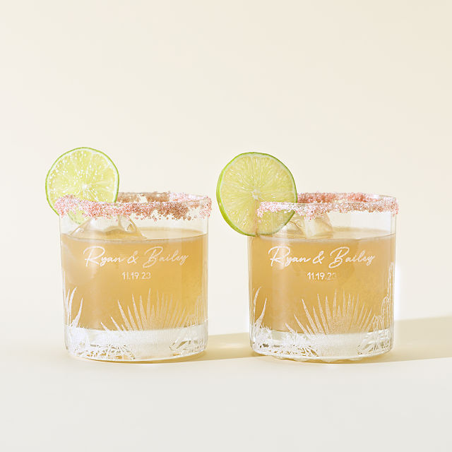 Personalized Desert Tequila Glass - Set of Two