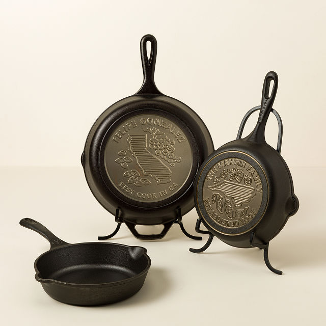 Personalized Home State Cast Iron Pan