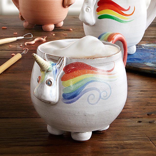 Elwood the Rainbow Unicorn Mug